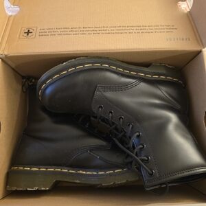 Dr. Martens Black Leather Boots